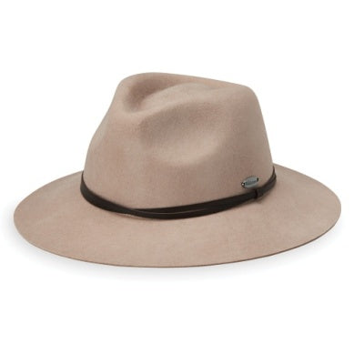Wallaroo Packable Hat - Petite Aspen UPF 50+ Taupe XS S