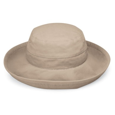 Wallaroo Packable Hat- Casual Traveler UPF 50+ Camel Medium