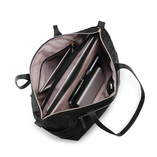 Samsonite MOBILE SOLUTION Deluxe Carryall Laptop Tote w/ trolley sleeve passthrough