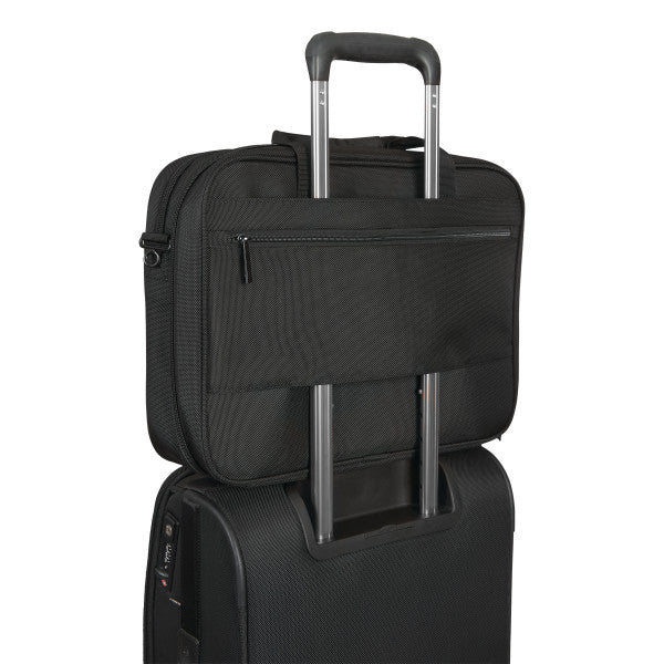Samsonite CLASSIC 2 15.6 TSA 2 Compartment RFID Zippered Briefcase w/ trolley sleeve passthrough