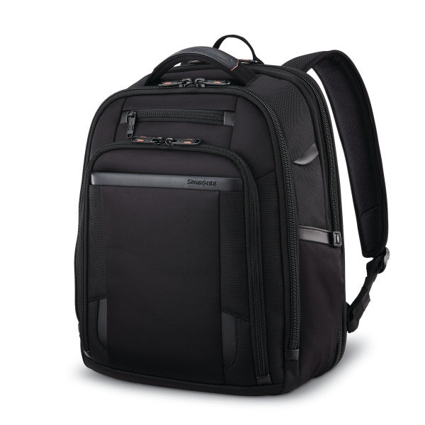Samsonite Samsonite SAMSONITE PRO Standard RFID Laptop Backpack w/ trolley sleeve passthrough Black