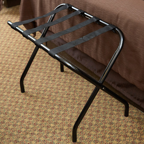 Lancaster Folding Luggage Rack - In-Store Pickup Only Black