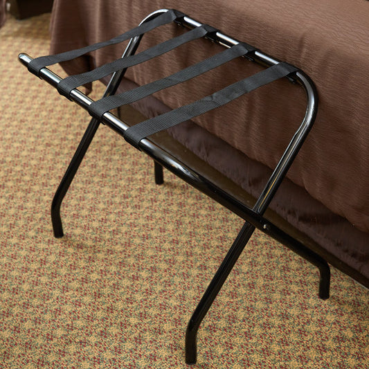 Lancaster Folding Luggage Rack - In-Store Pickup Only Black