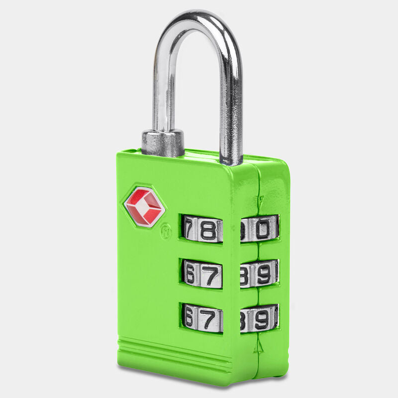 Travelon TSA Accepted Luggage Lock Green