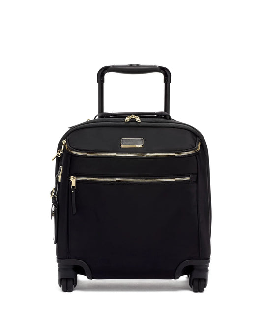 Tumi Oxford Compact 16" Softside Carry-On Black Gold