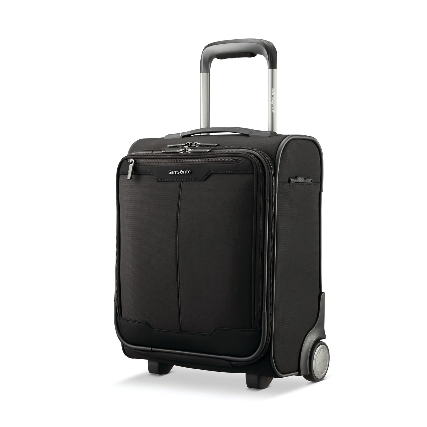 Samsonite Silhouette 18” Softsided 2-Wheeled Underseat Carry-On with Stack-It™ Strap- FLOOR MODEL- last one in stock- $190 Black