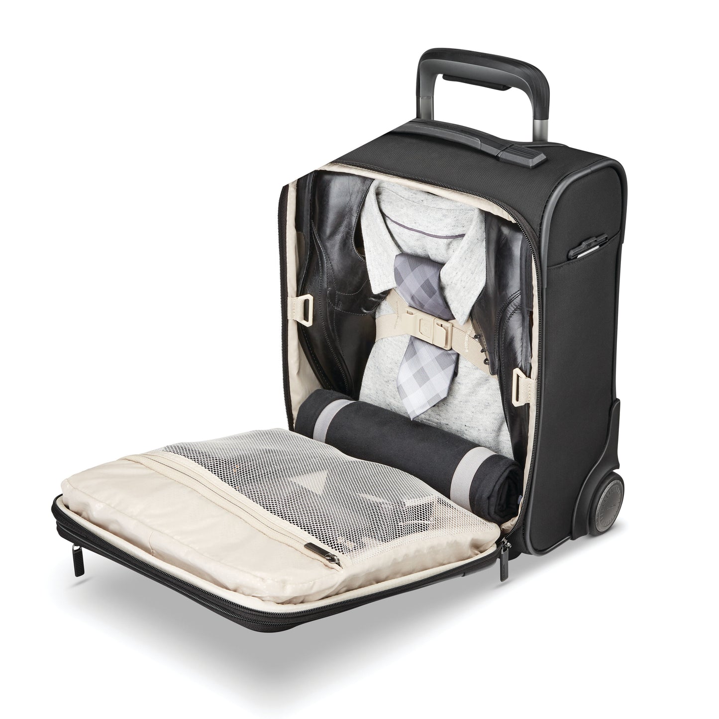 Samsonite Silhouette 18” Softsided 2-Wheeled Underseat Carry-On with Stack-It™ Strap- FLOOR MODEL- last one in stock- $190