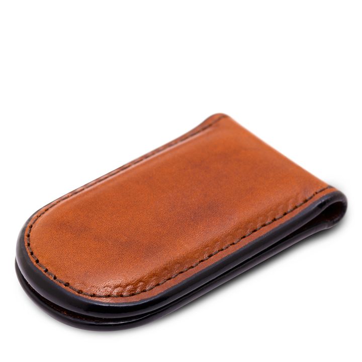 Bosca Dolce Leather Magnetic Money Clip