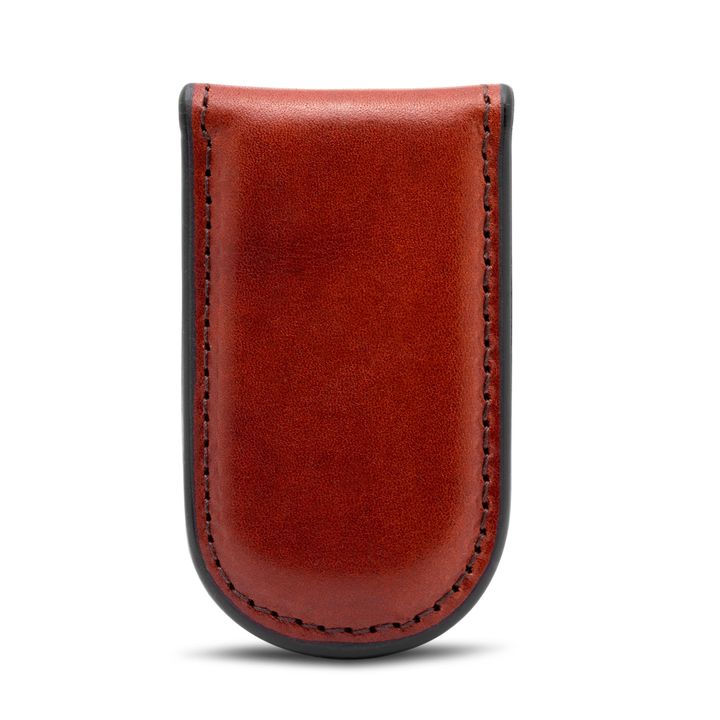 Bosca Dolce Leather Magnetic Money Clip