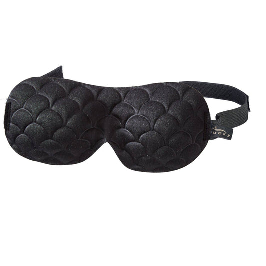 Bucky - Ultralight Sleep Mask - Black Scallop
