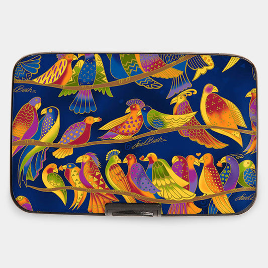 Monarque RFID Armored Wallet Burch Songbirds