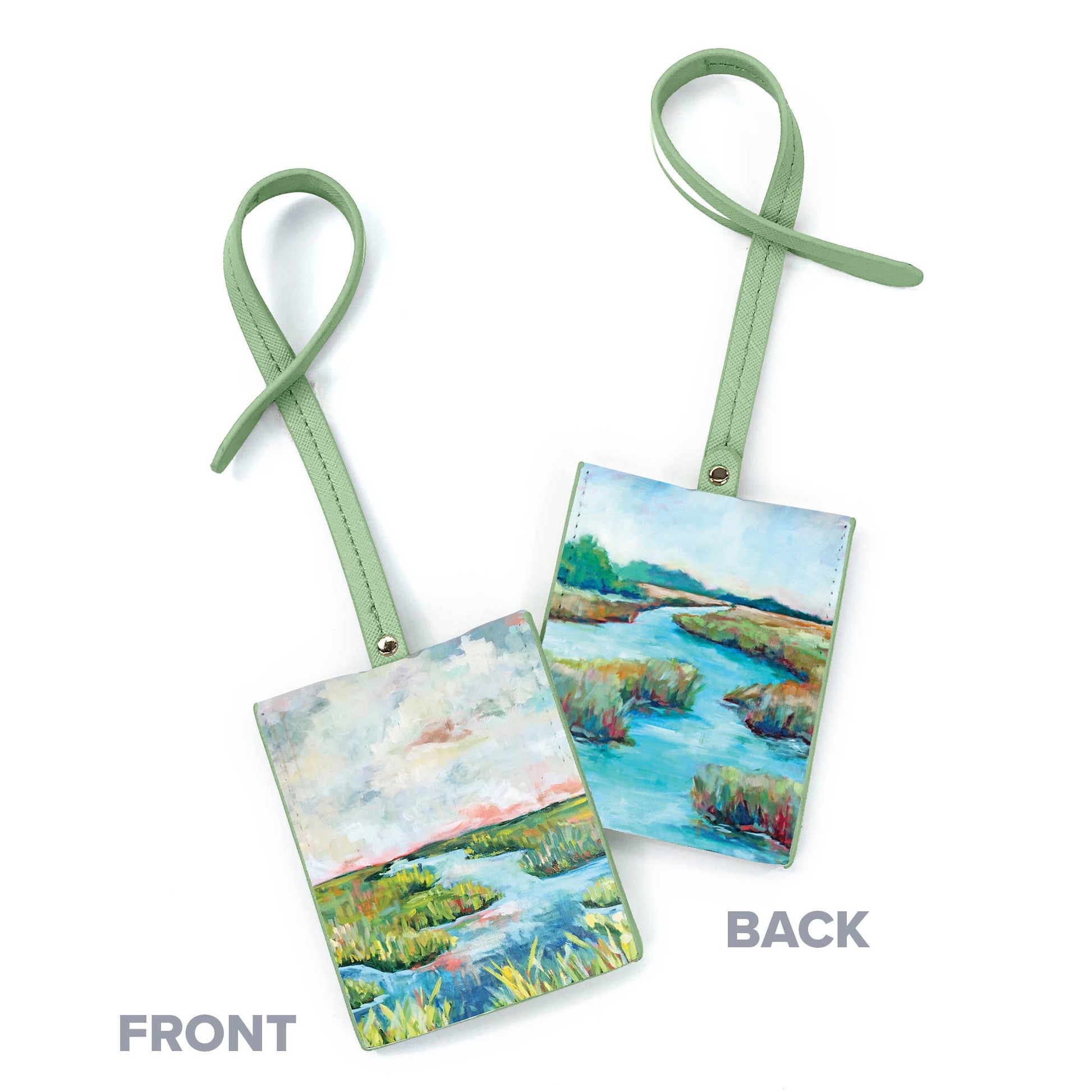 GreenBox Art - El Bridge Views Luggage Tag