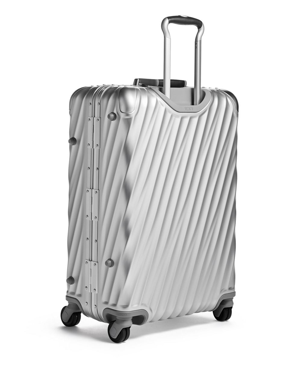 TUMI 19 DEGREE ALUMINUM Short Trip 26" Medium Hardside Checked Spinner
