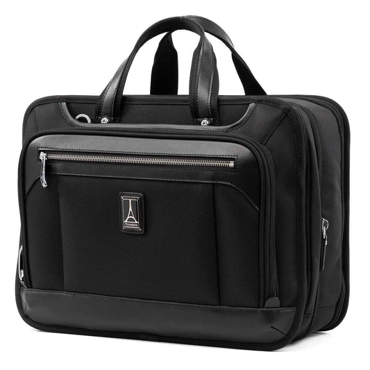 Travelpro Platinum® Elite RFID Expandable Zippered Business Brief- 4091805 Black