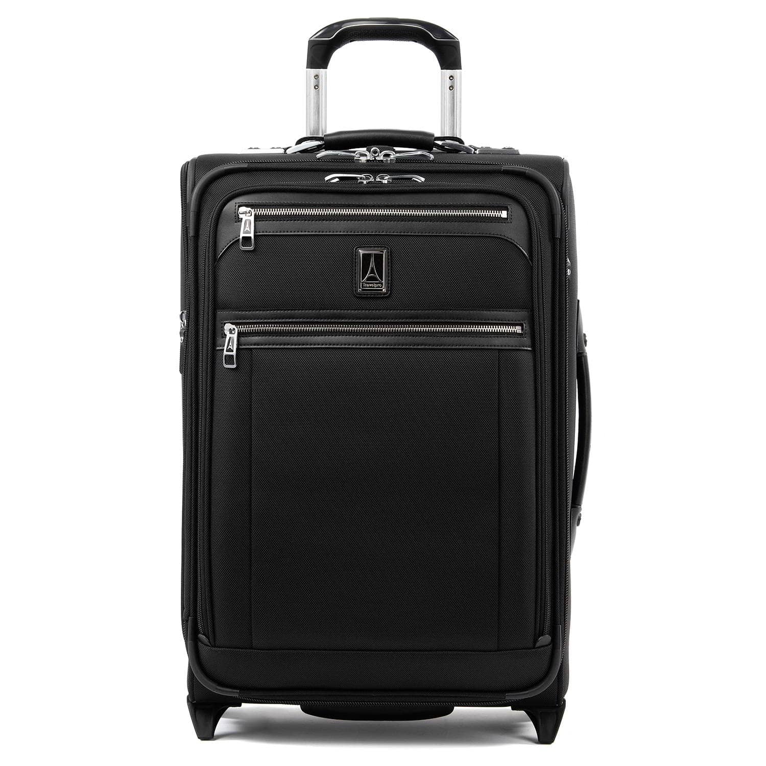 Travelpro Platinum® Elite Carry-On Softsided Expandable 2-Wheel Rollaboard® with Suiter- 4091822 Shadow Black