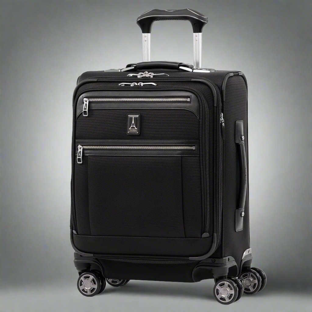 Travelpro Platinum Elite International Carry-On Softsided Expandable Spinner- 4091867 Black