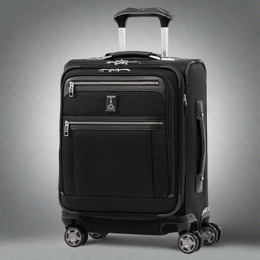 Travelpro Platinum Elite International Carry-On Softsided Expandable Spinner- 4091867 Black