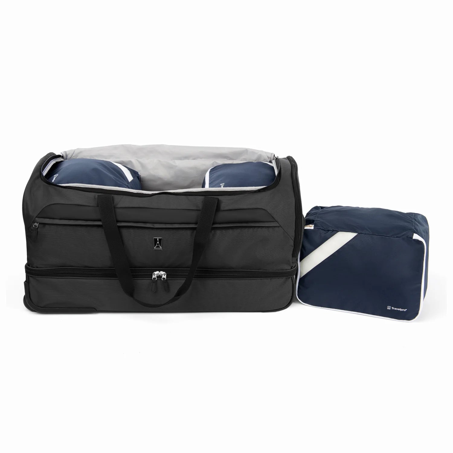 Travelpro drop bottom rolling duffel sales