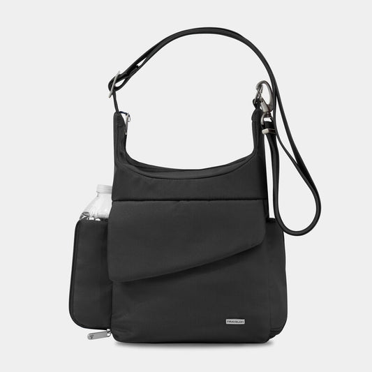 Travelon Anti-Theft RFID Classic Messenger Security Crossbody Black
