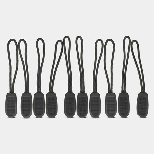 Travelon Set of 10 Zipper Extensions Black