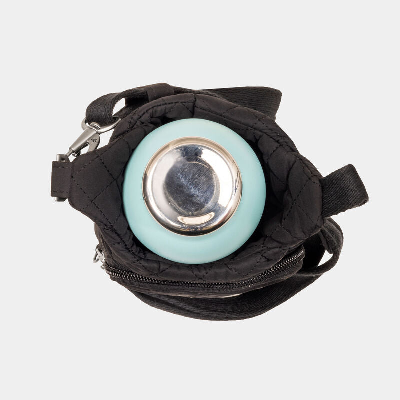 Travelon Anti-Theft Boho Insulated Water Bottle Tote with 5-Point Anti-Theft Protection