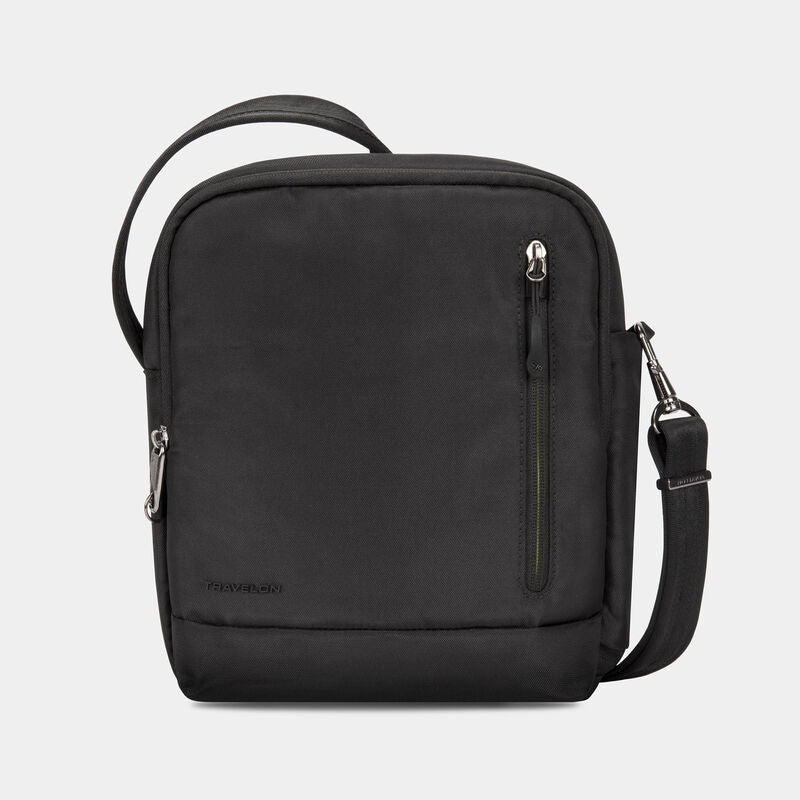 crossbody travelon travel bags for men Travelon Anti Theft Urban Tour Bag-Black