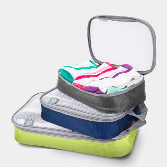 Travelon Set of 3 Packing Organizers Bold