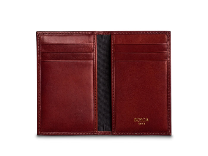 Cartera de cuero con 8 BOLSILLOS para tarjetas de crédito Bosca