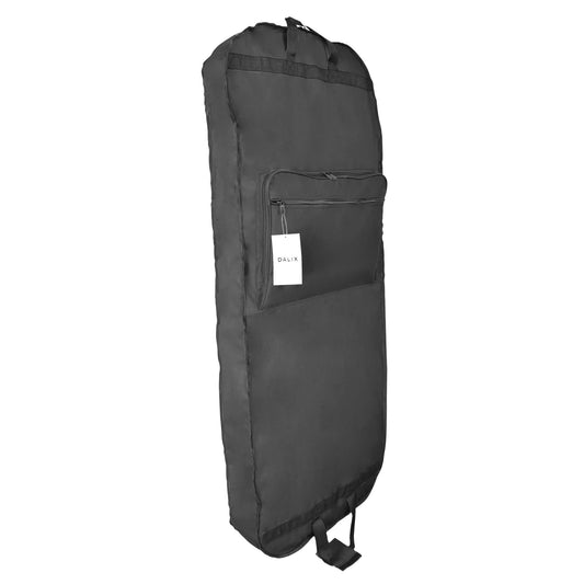 Dalix 60" Professional Hanging Garment Bag Cover for Suits Dresses Black