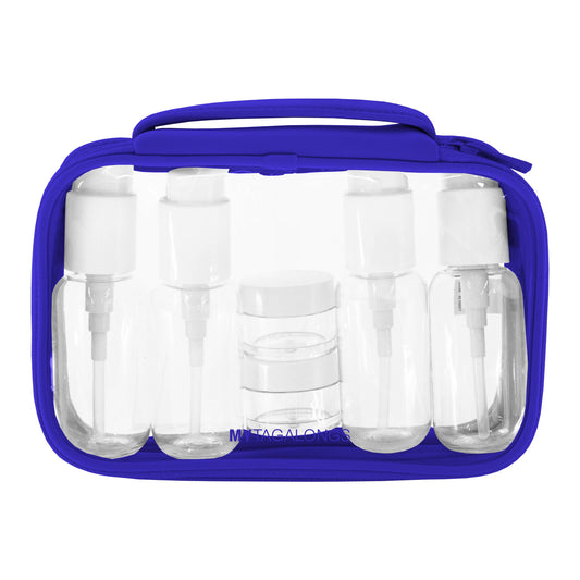 MYTAGALONGS- REFILLABLE TRAVEL BOTTLES - EVERLEIGH COBALT