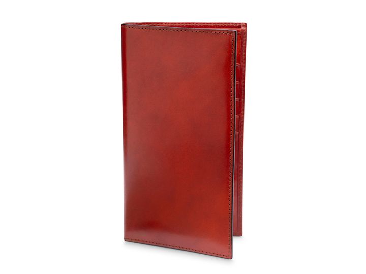 Bosca Oldleather Coat Pocket Leather Wallet Cognac