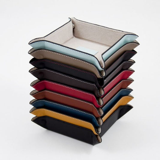 Snap Valet Tray with Leather Lining
