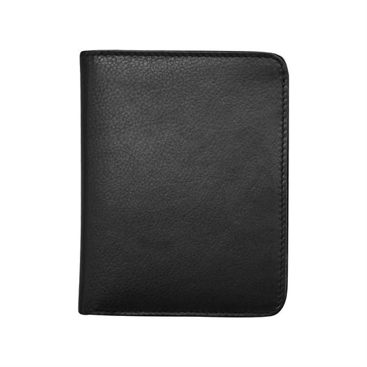 ili New York Leather RFID Euro Size Wallet/Vaccine Card Holder- 7840