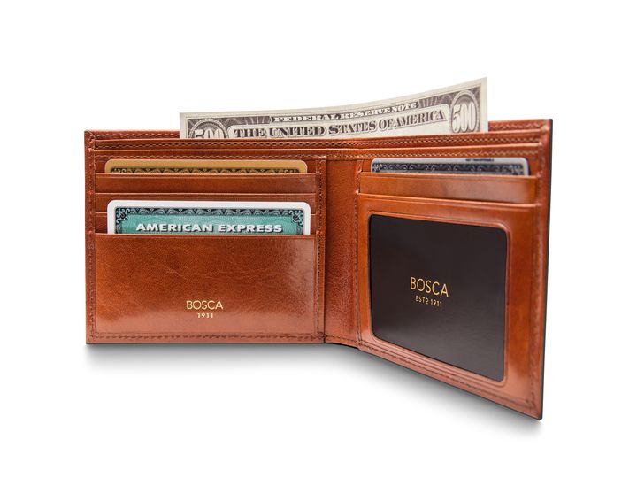 Bosca Oldleather RFID Executive ID Wallet