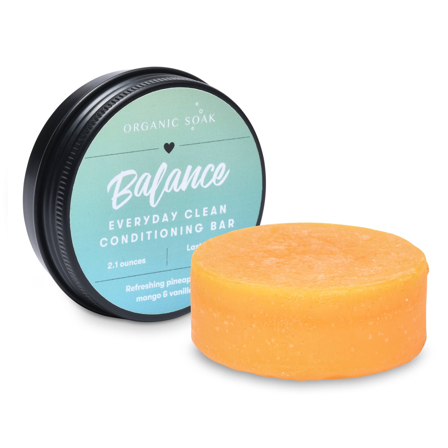 Organic Soak - Balance Everyday Clean Hair Conditioner Bar