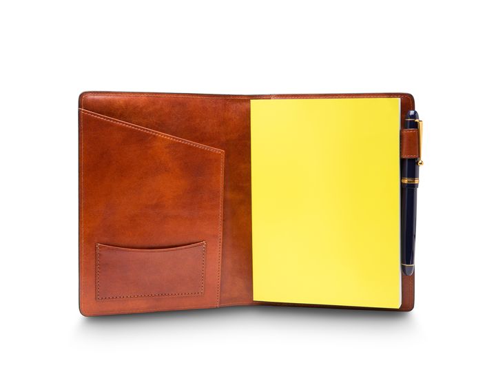 Bosca Medium Leather Writer's Journal Padfolio