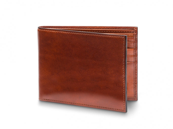 Bosca Oldleather RFID Deluxe 8-Pocket Wallet Amber