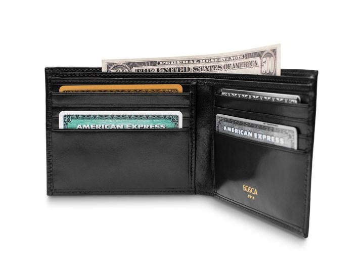 Bosca Oldleather RFID Deluxe Wallet (Black)