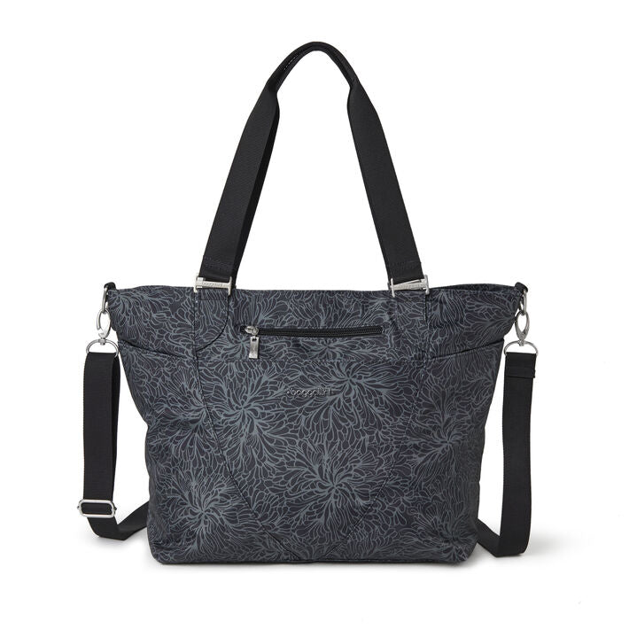 Baggallini Avenue Tote Midnight Blossom