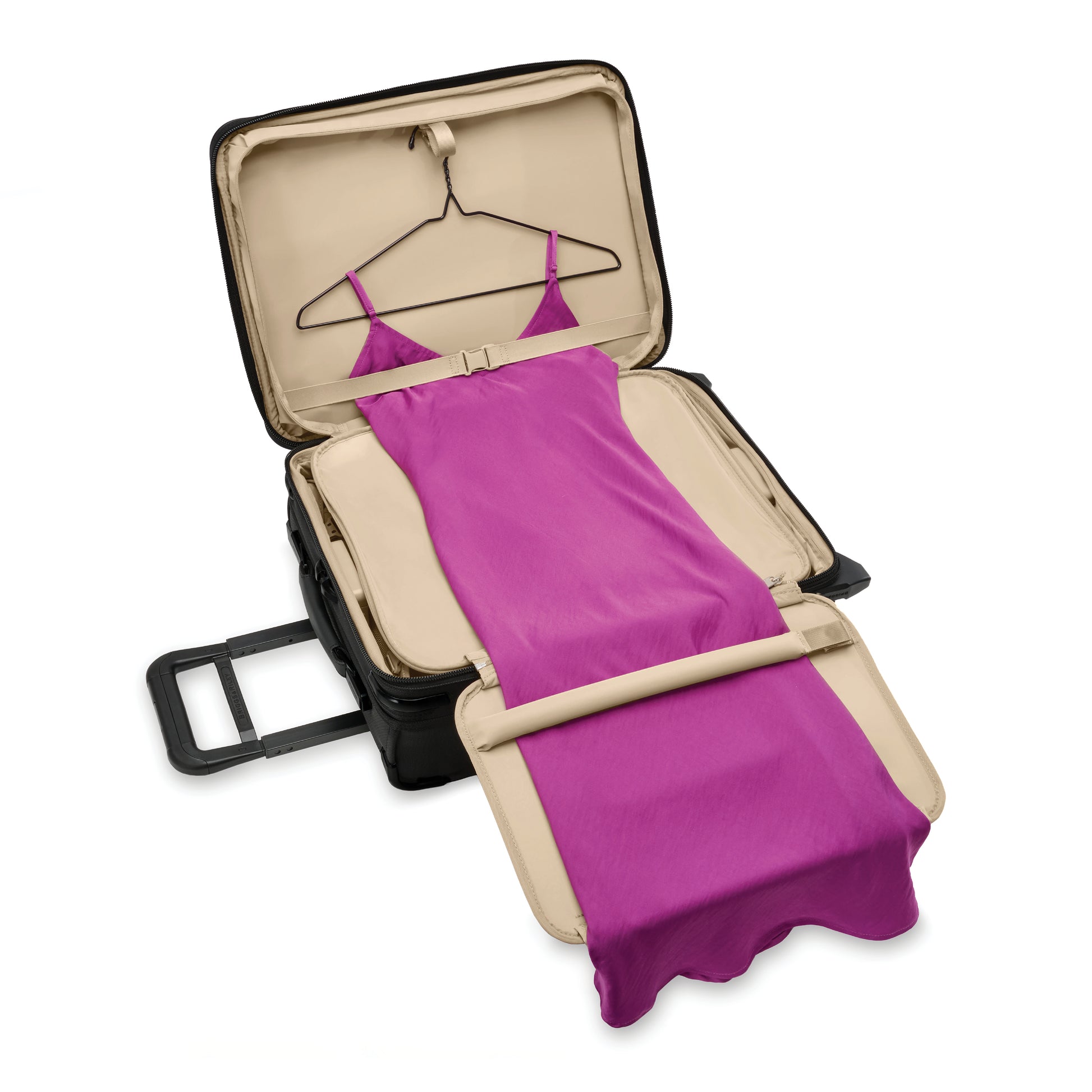 Briggs & Riley Baseline 21” Global 2-Wheel Softsided Carry-On with Suiter (Free Monogram)- BLU121CXW