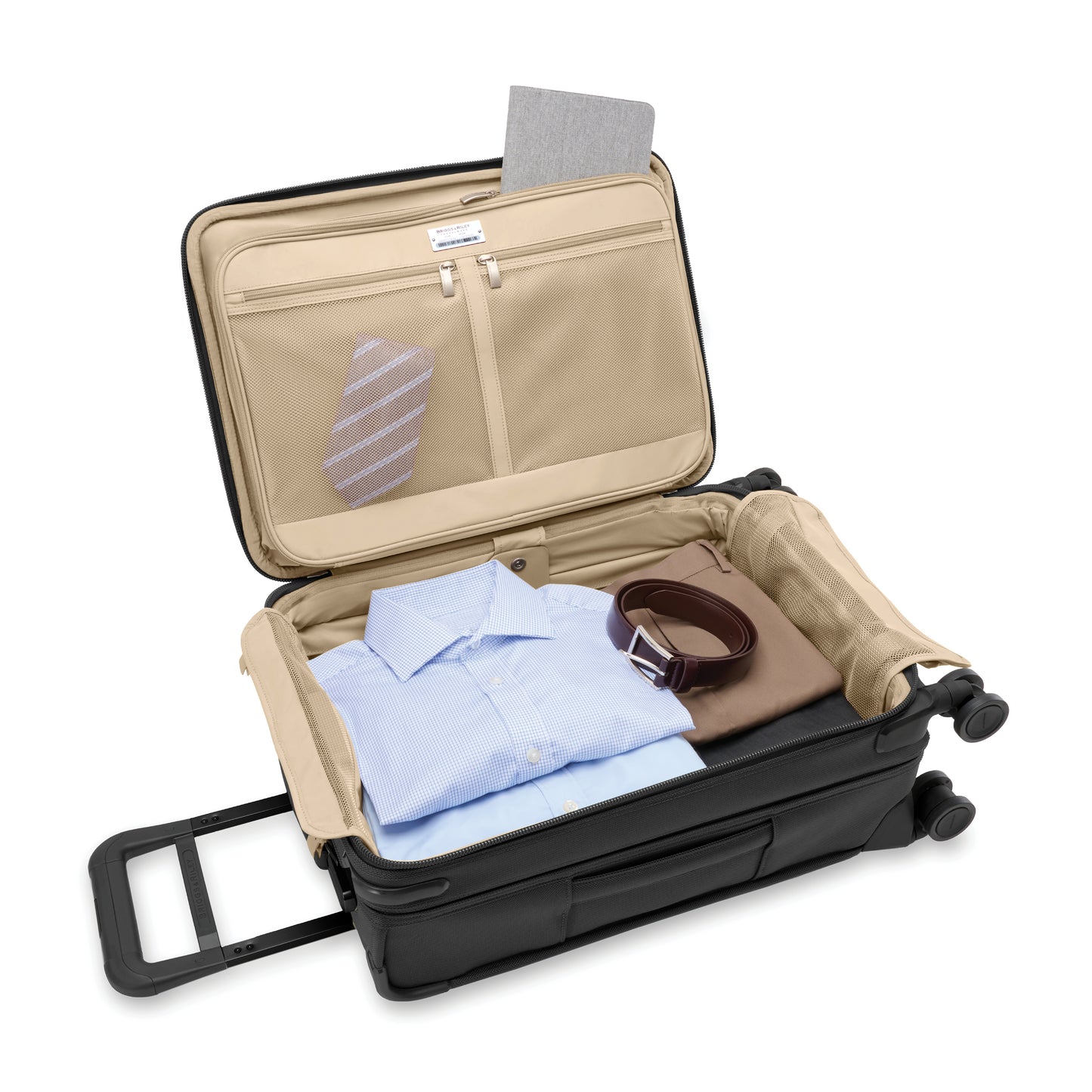 Briggs & Riley Baseline Softside Essential Carry-On Spinner with Suiter