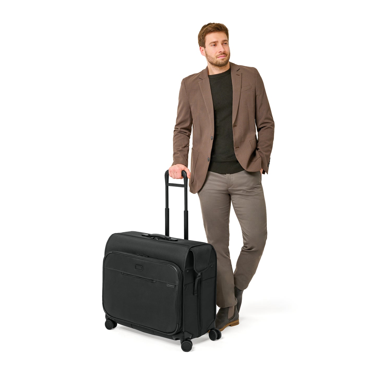 Briggs & Riley Baseline Deluxe Wardrobe Softside Spinner Hangable Garment Bag (Free Monogram)- BLU177SP