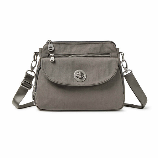 Baggallini Calais RFID Crossbody Bag Sterling Shimmer