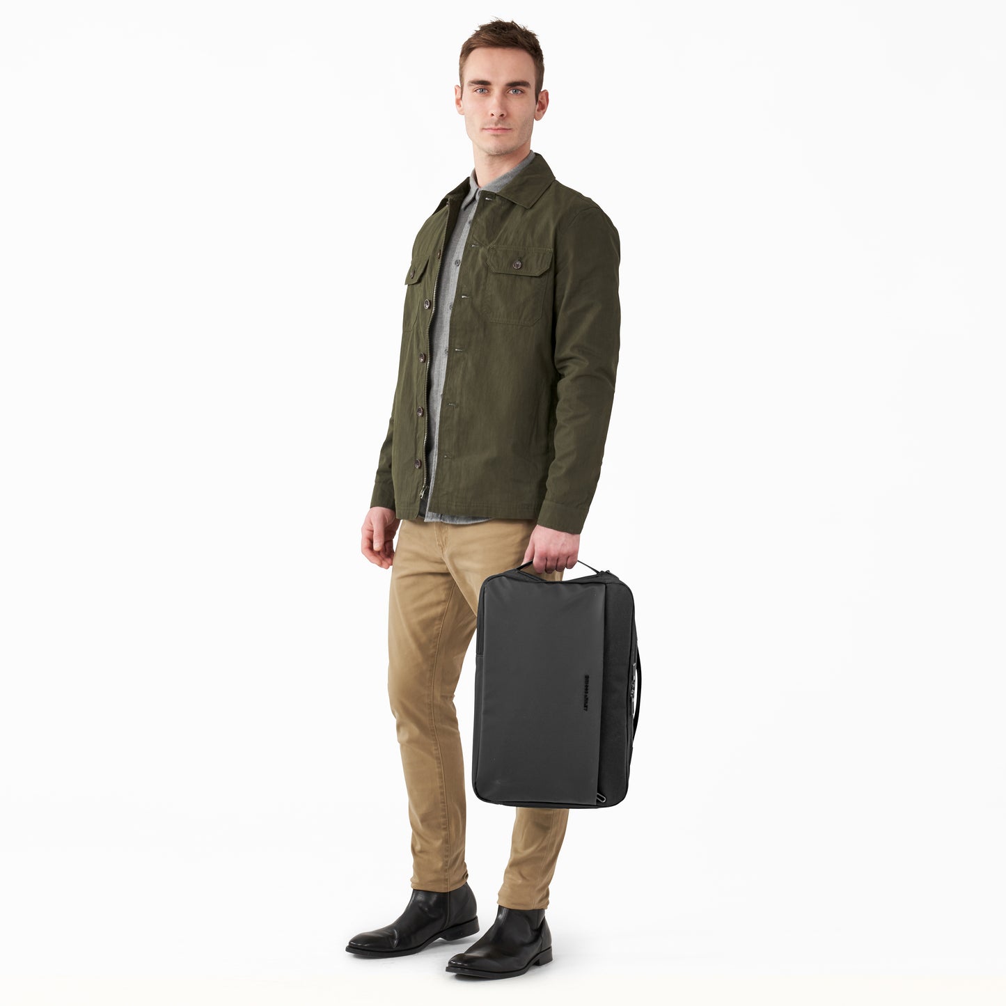 DISCONTINUED- Briggs & Riley DELVE Collection Convertible Zippered Briefcase/Backpack With Laptop Compartment DV135