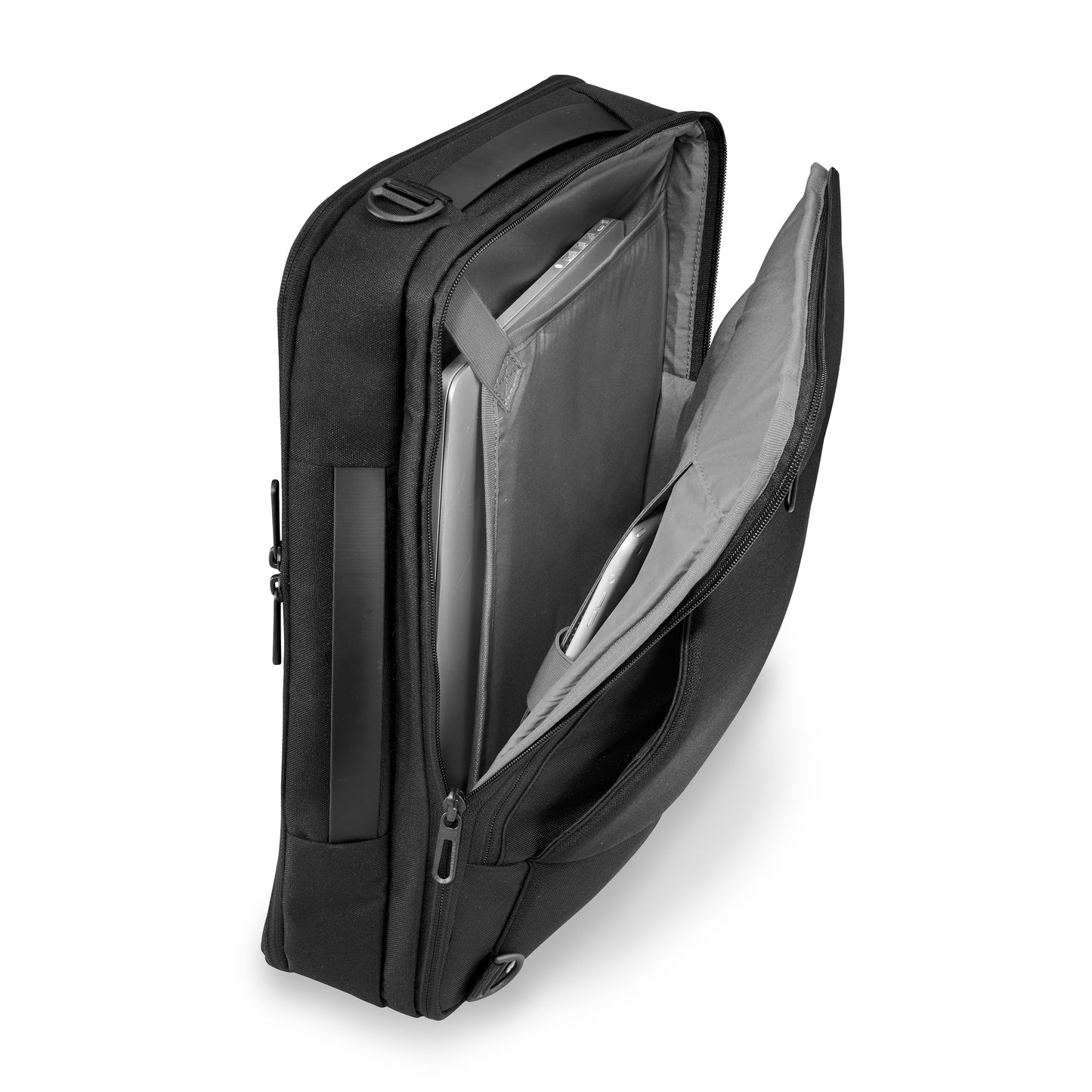 DISCONTINUED- Briggs & Riley DELVE Collection Convertible Zippered Briefcase/Backpack With Laptop Compartment DV135