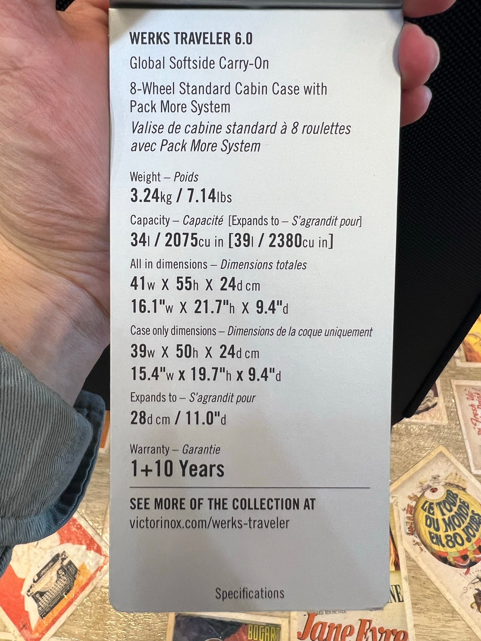 *DISCONTINUED* Victorinox Werks Traveler 6.0 Softside Global Carry-On Spinner