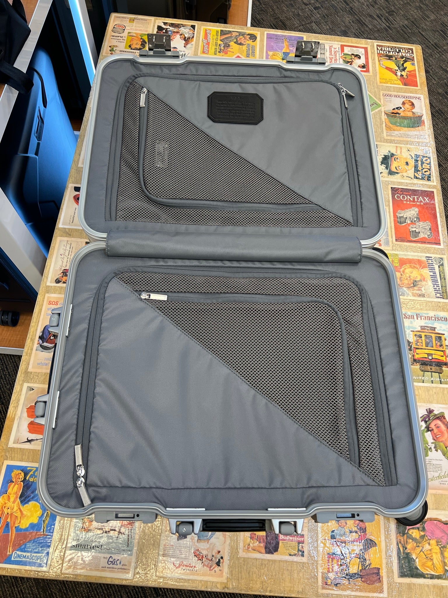 On Sale- TUMI 19 Degree 22” Aluminum Hardsided Continental Carry-On Spinner- floor model