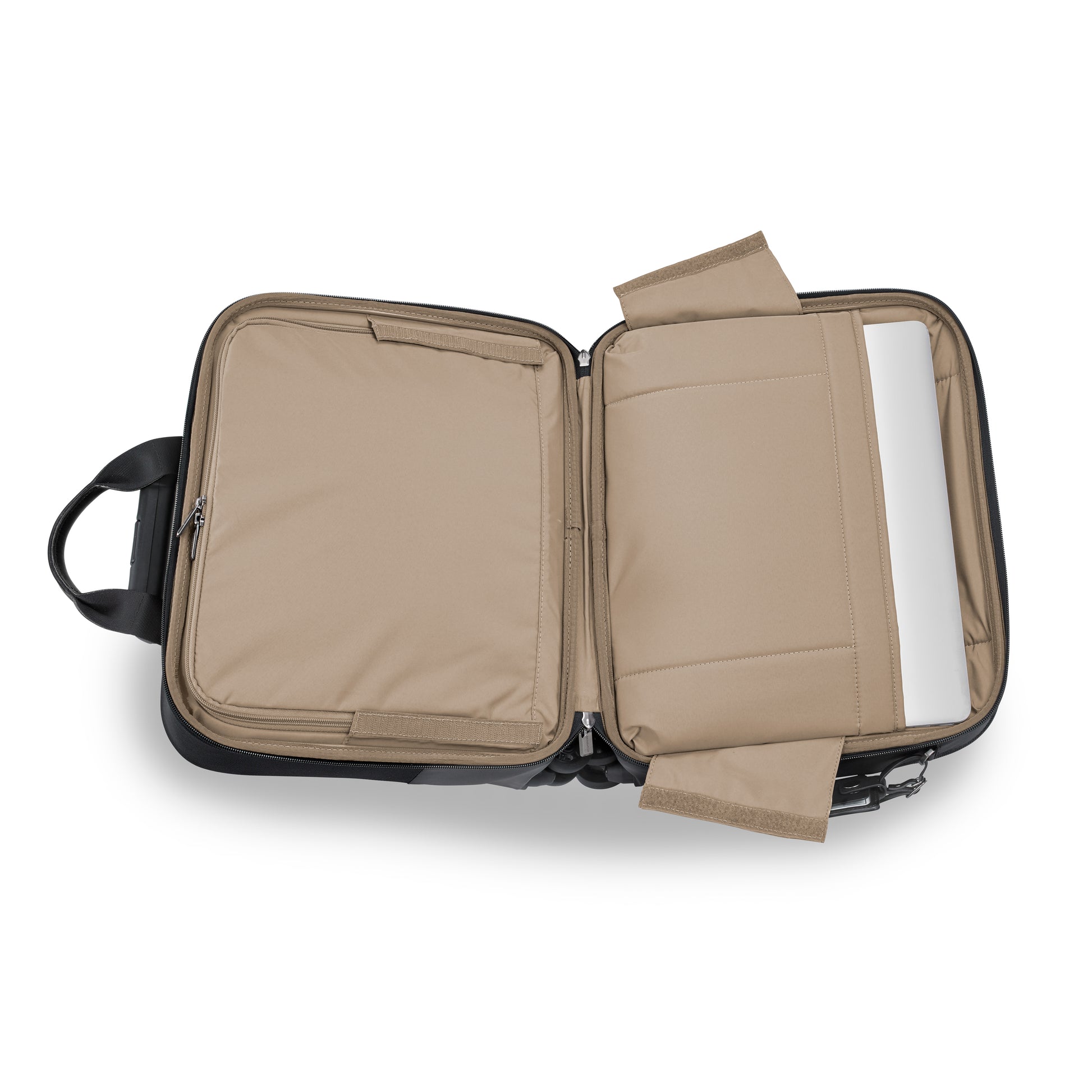 DISCONTINUED- Briggs & Riley @WORK Collection Softside Spinner Zippered Briefcase- KR420SP