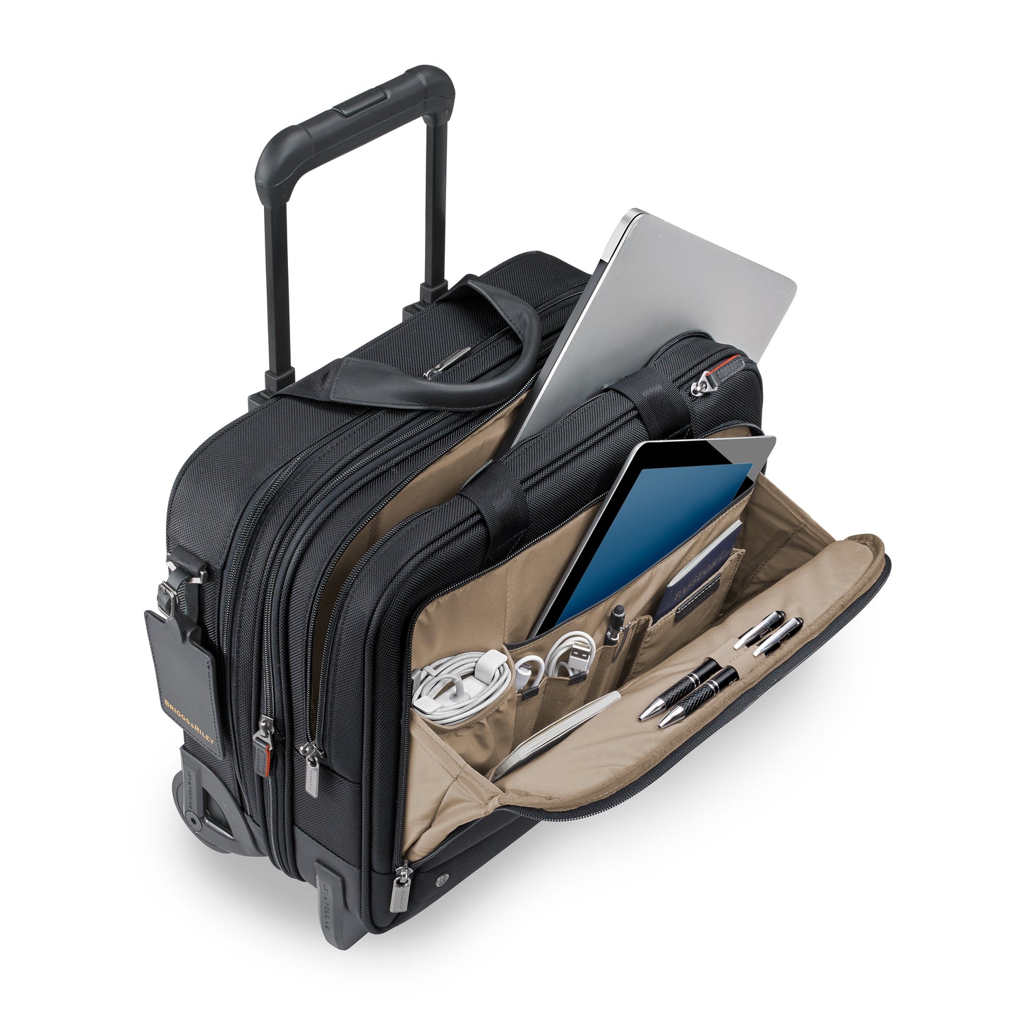 Briggs & Riley @WORK 15” 2-Wheel Expandable Zippered Briefcase