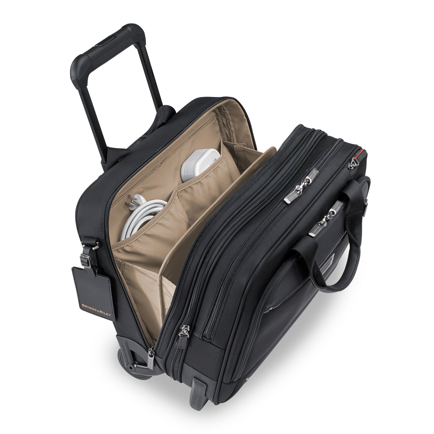 Briggs & Riley @WORK 15” 2-Wheel Expandable Zippered Briefcase